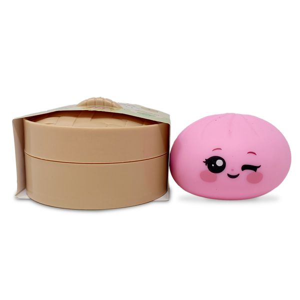 Raviolo squishy dumpling colorato antistress assortito–  morbido, slow rise, relax e gioco sensoriale - 