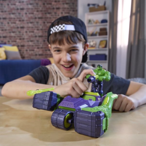 Hasbro marvel avengers, venomversus epic world of action, set action figure e veicolo blast & smash truck di hulk - Avengers, MARVEL