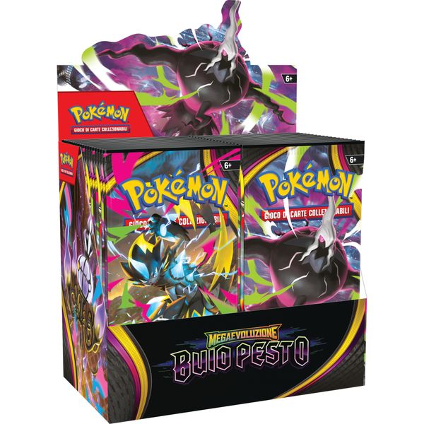 Pokémon megaevoluzione - buio pesto busta 10 carte - assortito - POKEMON