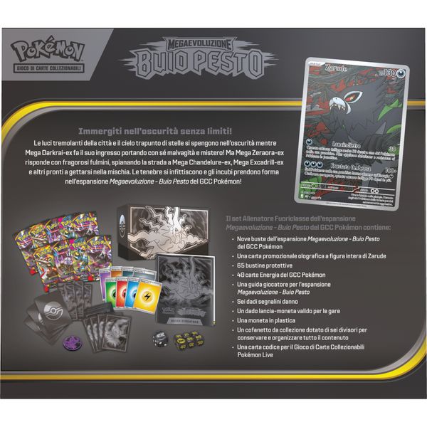 Pokémon set allenatore fuoriclasse megaevoluzione - buio pesto - POKEMON
