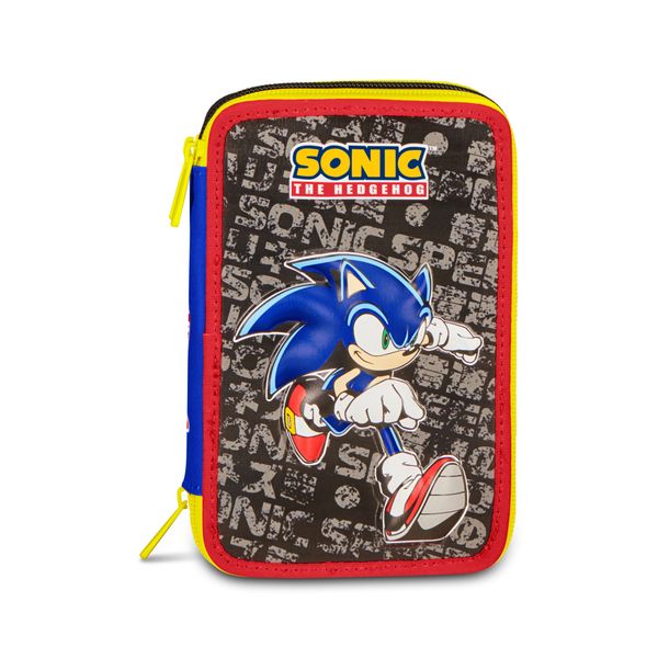 Astuccio 3 zip sonic - SEVEN, Sonic