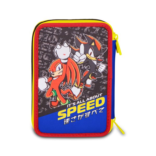 Astuccio 3 zip sonic - SEVEN, Sonic