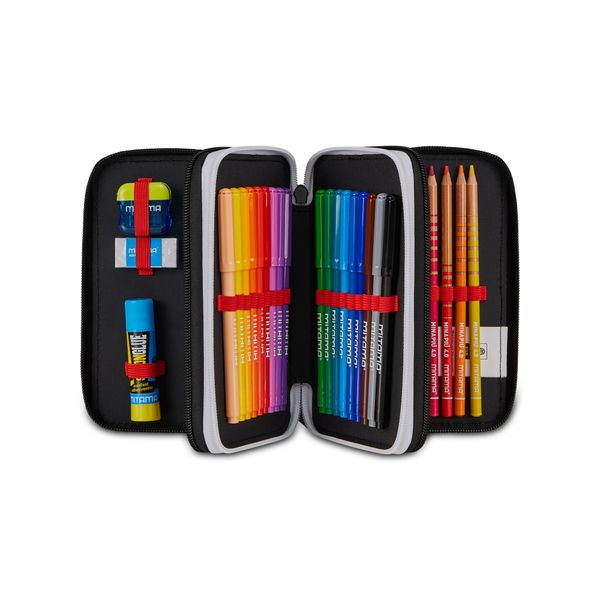 Astuccio 3 zip - milan - SEVEN