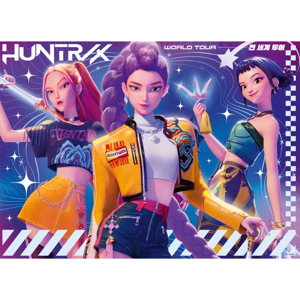 Ravensburger - puzzle k-pop demon hunters, 4 puzzle da 100 pezzi per bambini, 5 anni+ - NETLFIX, RAVENSBURGER, K-POP DEMON HUNTERS