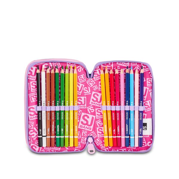 Astuccio 3 zip 3d - pixie unicorn - SEVEN