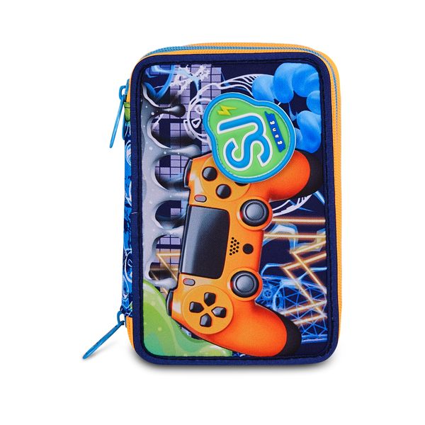 Astuccio 3 zip - joyful pins boy - SEVEN