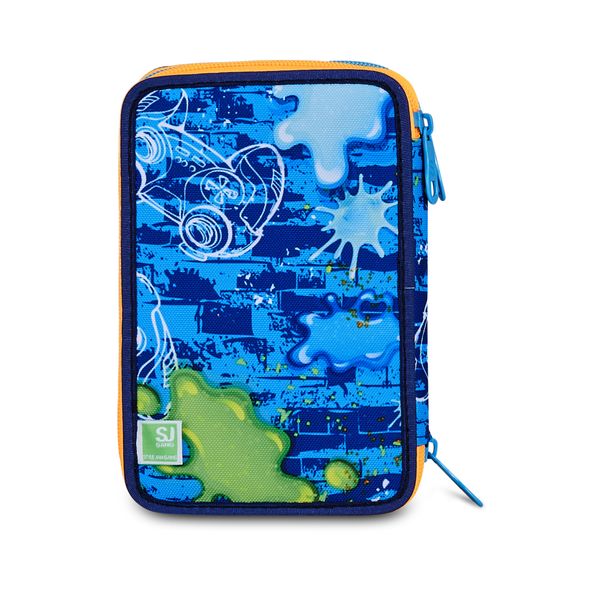 Astuccio 3 zip - joyful pins boy - SEVEN