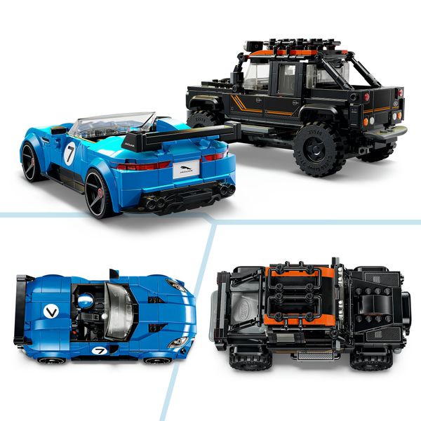 Lego speed champions jaguar project 7 e land rover defender - 77264 - LEGO