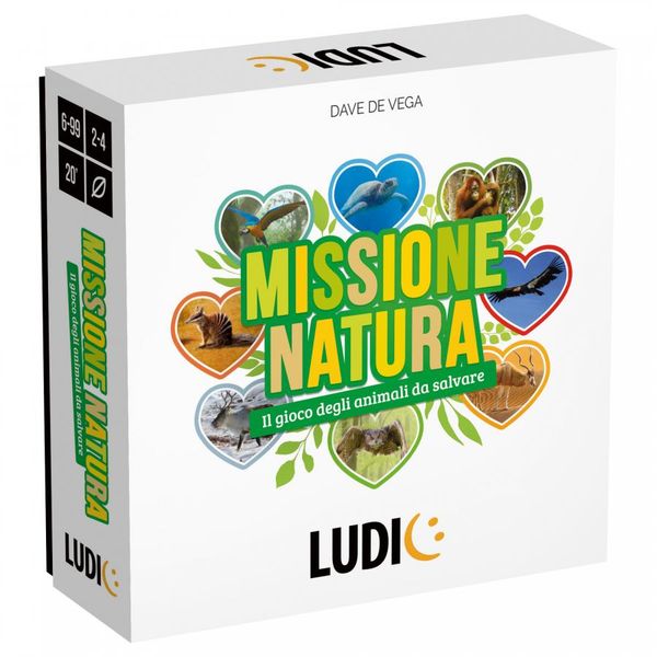 Missione natura – gioco educativo sugli animali a rischio - carte per bambini 6+ - LUDIC