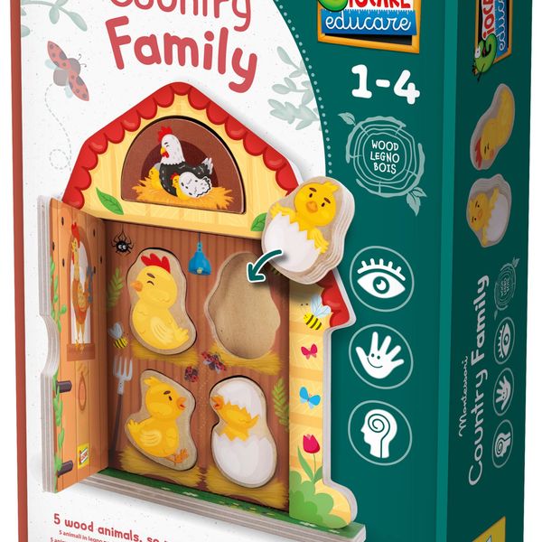 Montessori legno - country family - LISCIANI