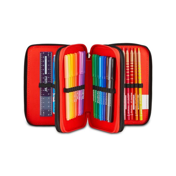 Astuccio 3 zip spiderman - SEVEN, Spiderman