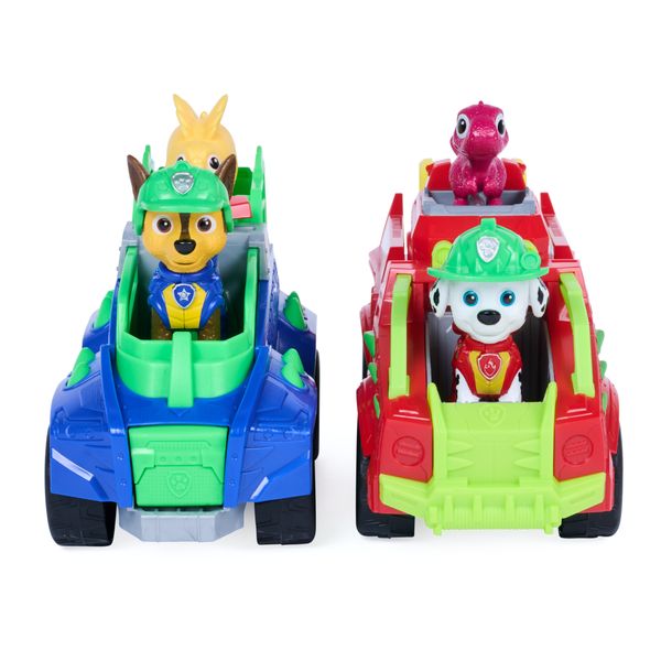 Paw patrol missione dinosauri bundle - veicoli dino di chase e marshall - Paw Patrol