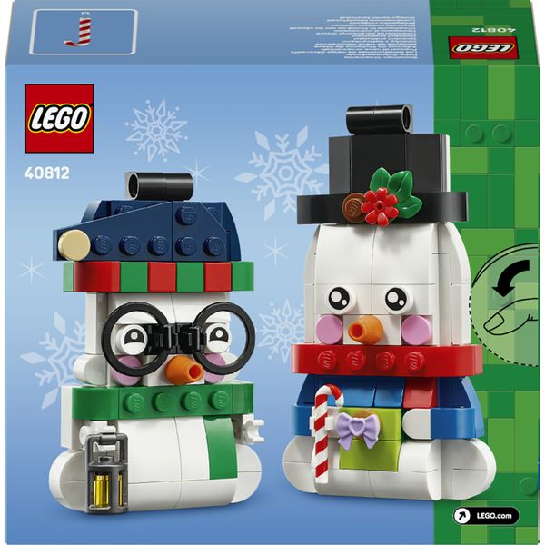Lego lego iconic pupazzi di neve ornamentali - 40812 - LEGO ICONS