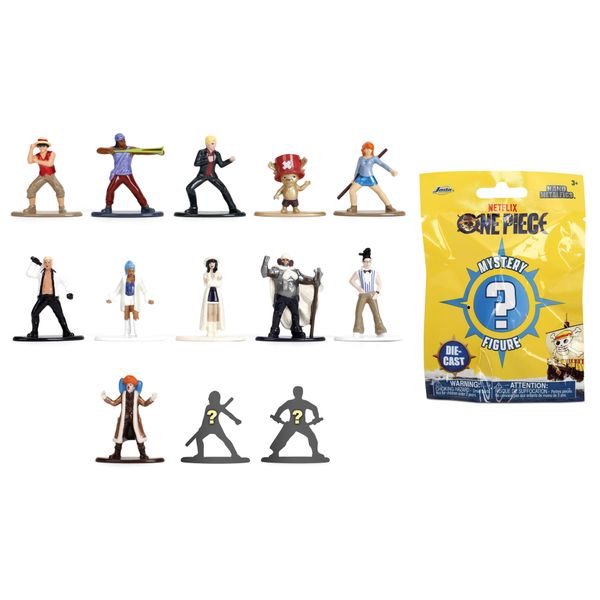 One piece nanofigs blind pack 13 assortiti – mini figure collezionabili - ONE PIECE