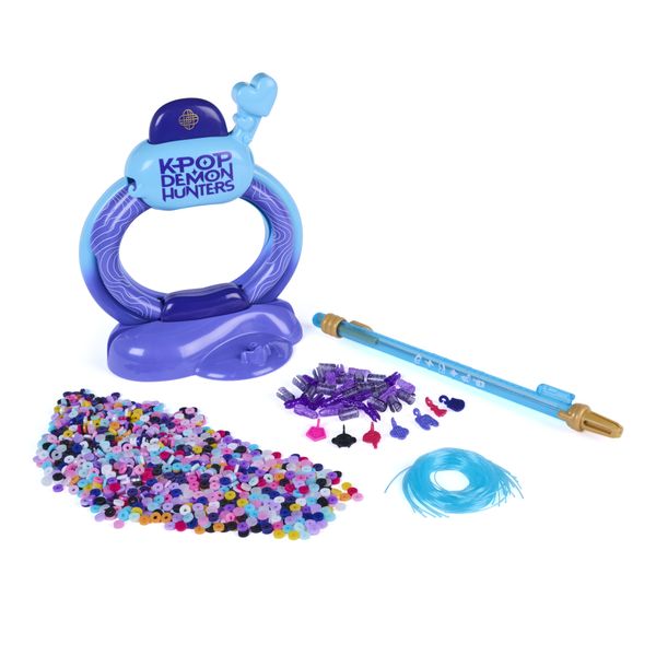 Cool maker, macchina per braccialetti heishi kpop demon hunters huntr/x, produce 15 braccialetti dell'amicizia con 1200 perline, 7+ - COOL MAKER