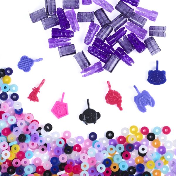 Cool maker, macchina per braccialetti heishi kpop demon hunters huntr/x, produce 15 braccialetti dell'amicizia con 1200 perline, 7+ - COOL MAKER