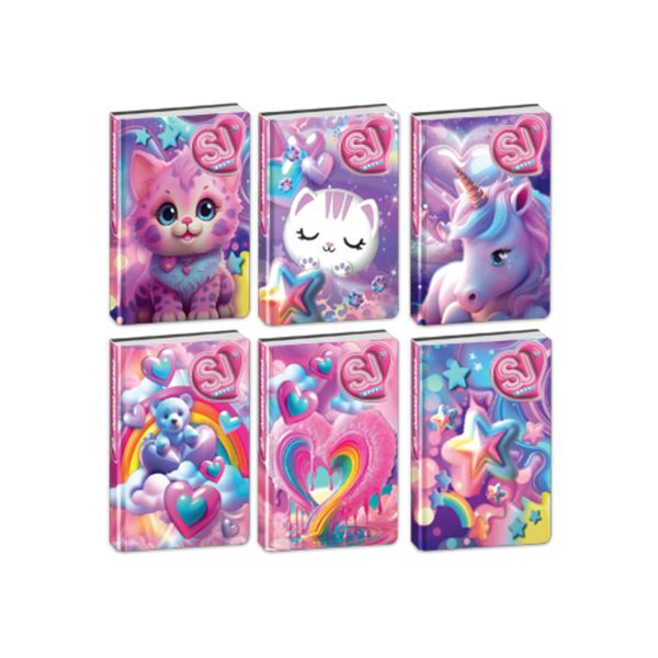 Diario agenda datato 10 mesi assortito  sj gang cartotecnica sj gang girl - SEVEN