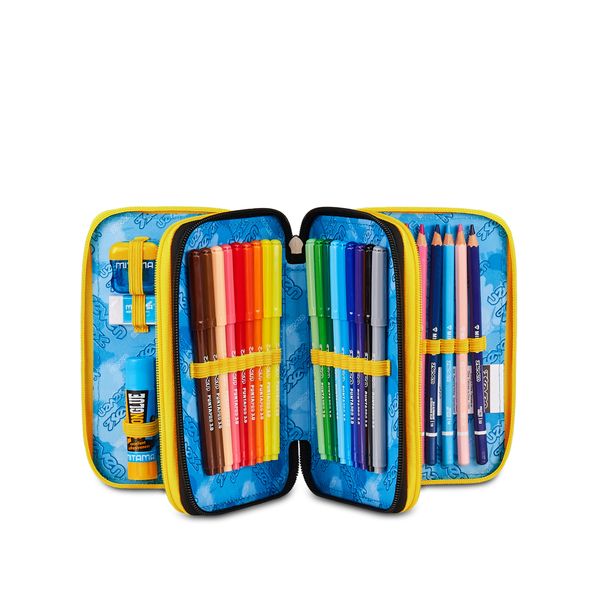 Astuccio seven® 3 zip - golden paint - SEVEN