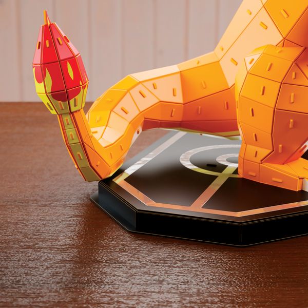 4d build, kit di modellismo 3d pokémon charizard, personaggio dei pokémon, decorazione per scrivania, 223 pezzi, dai 12 anni in su - POKEMON