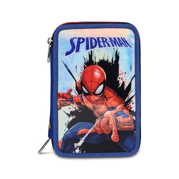 Astuccio 3 zip spiderman - SEVEN, Spiderman
