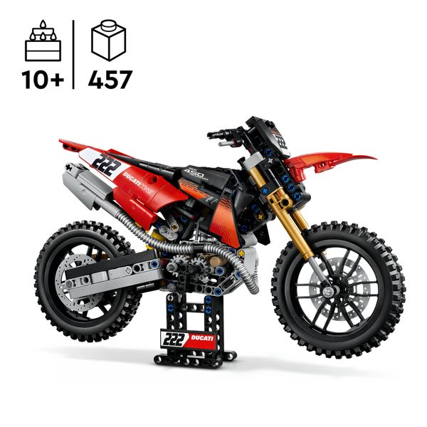 Lego technic moto ducati desmo450 mx factory - 42238 - LEGO TECHNIC
