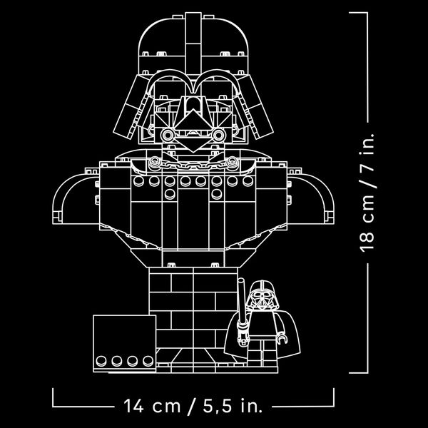 Lego star wars tm busto di darth vader™ - 75439 - LEGO STAR WARS, LEGO, Star Wars