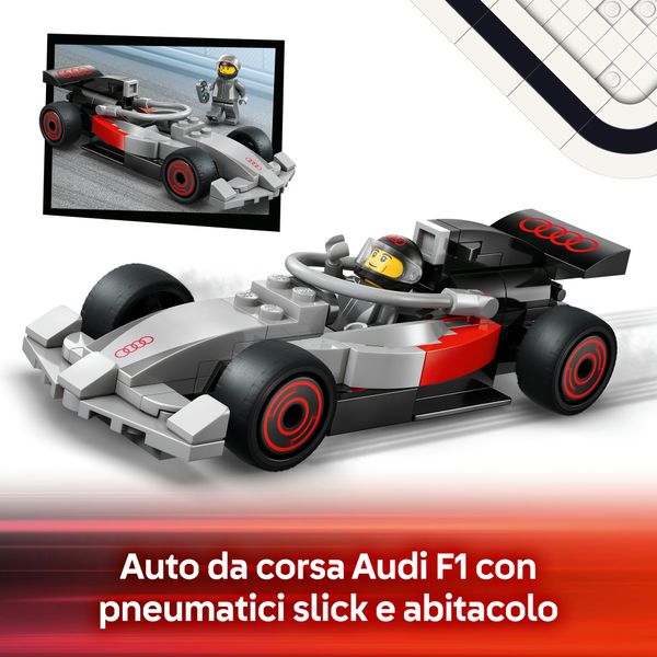 Lego city 60493 display truck f1 con auto da corsa audi f1 - LEGO CITY