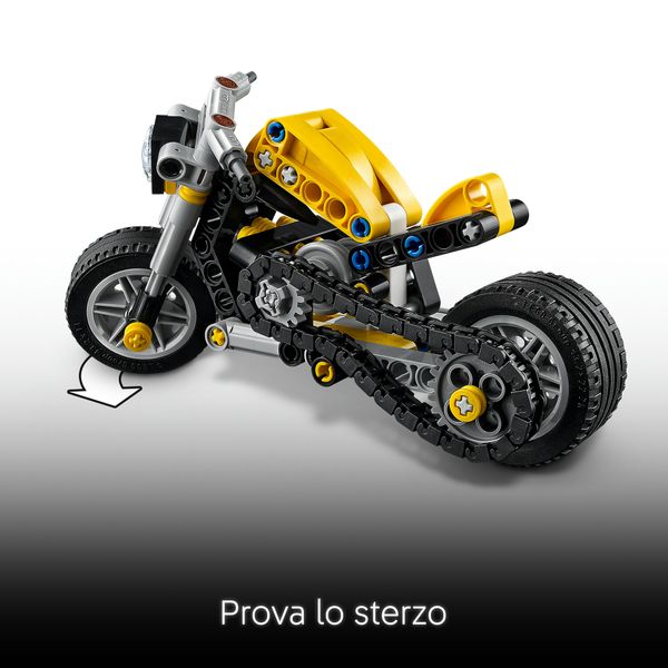 Lego technic 42225 moto gialla giocattolo - LEGO TECHNIC