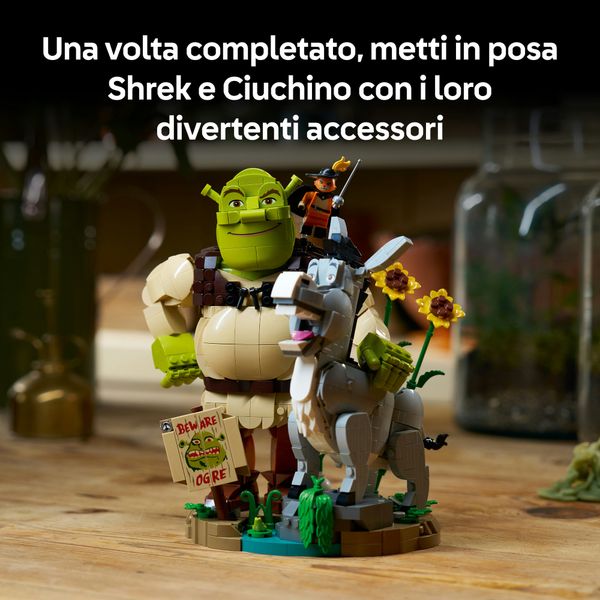 Lego shrek shrek, ciuchino e gatto con gli stivali - 72423 - SHREK, LEGO