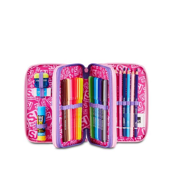 Astuccio 3 zip 3d - glowcat - SEVEN