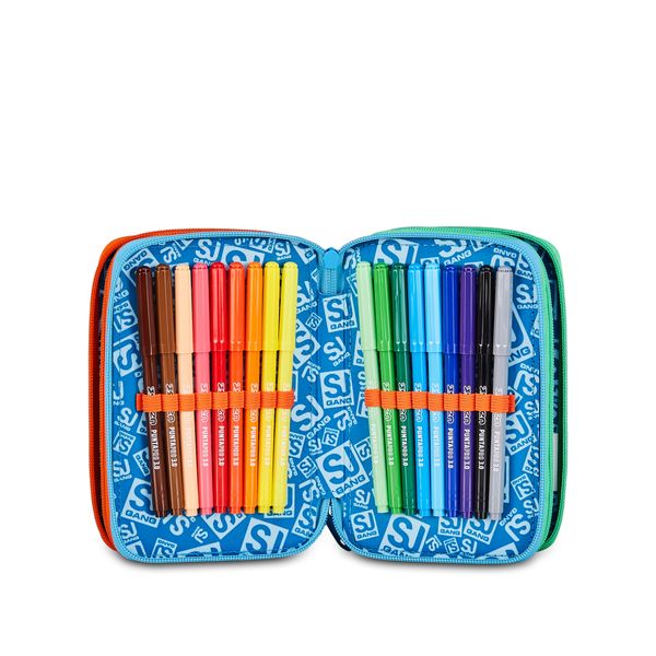Astuccio 3 zip 3d - space ride - SEVEN