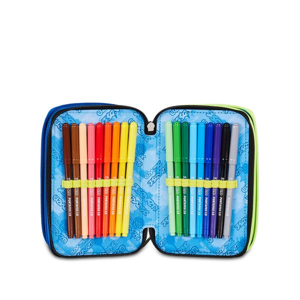 Astuccio seven® 3 zip - buzzy note boy - SEVEN