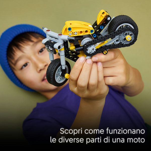 Lego technic 42225 moto gialla giocattolo - LEGO TECHNIC