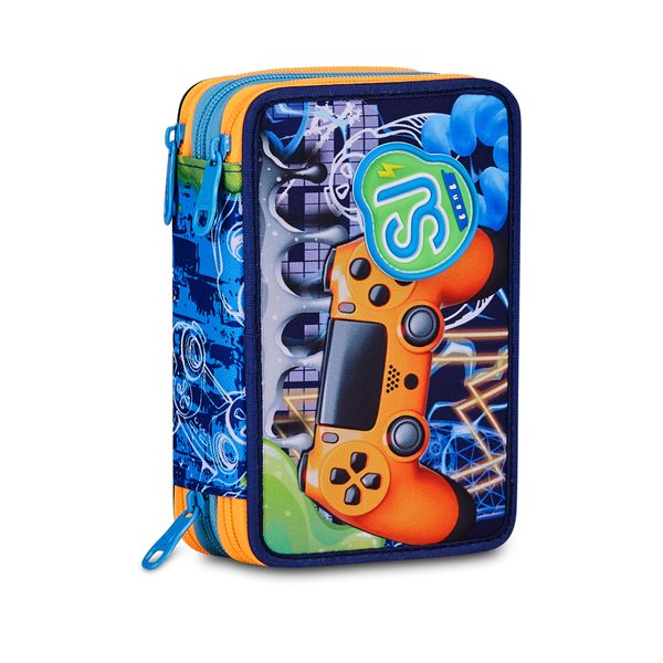 Astuccio 3 zip - joyful pins boy - SEVEN