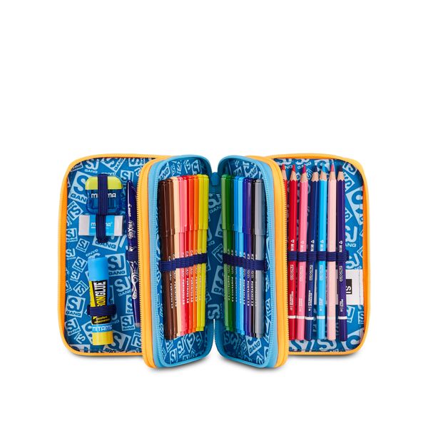 Astuccio 3 zip - joyful pins boy - SEVEN