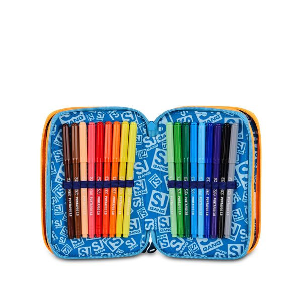 Astuccio 3 zip - joyful pins boy - SEVEN
