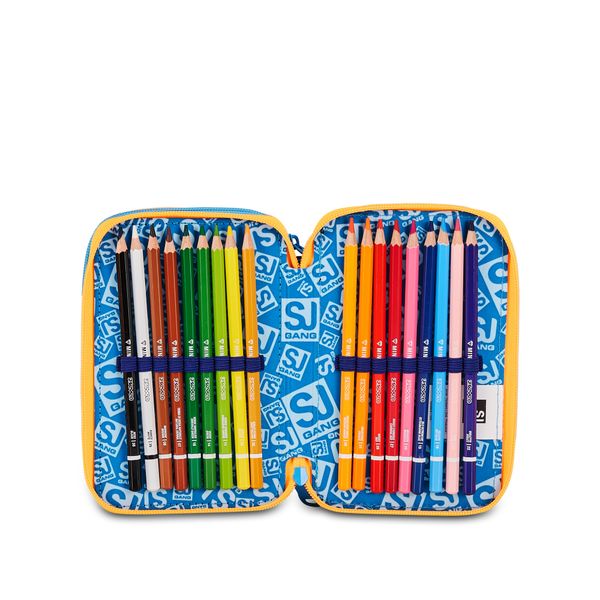 Astuccio 3 zip - joyful pins boy - SEVEN