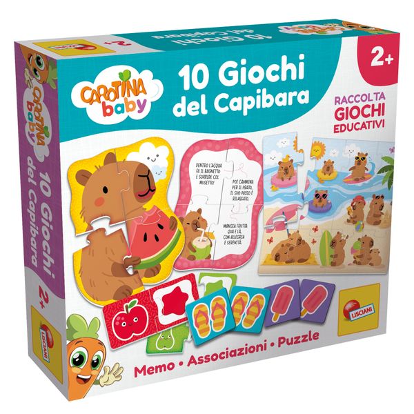 Carotina baby - 10 giochi del capibara - LISCIANI
