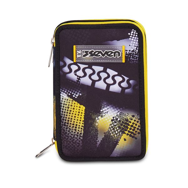 Astuccio seven® 3 zip - golden paint - SEVEN