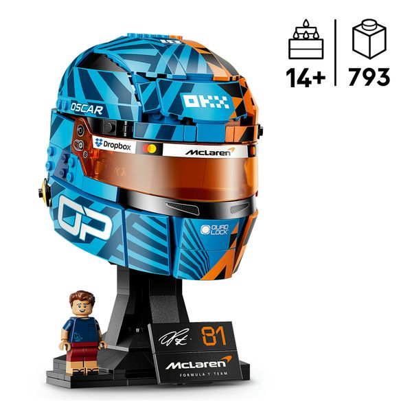 Lego editions formula 1 casco di oscar piastri mclaren mastercard f1® team - 43017 - LEGO