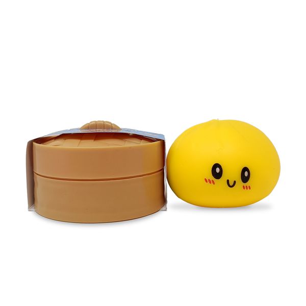 Raviolo squishy dumpling colorato antistress assortito–  morbido, slow rise, relax e gioco sensoriale - 