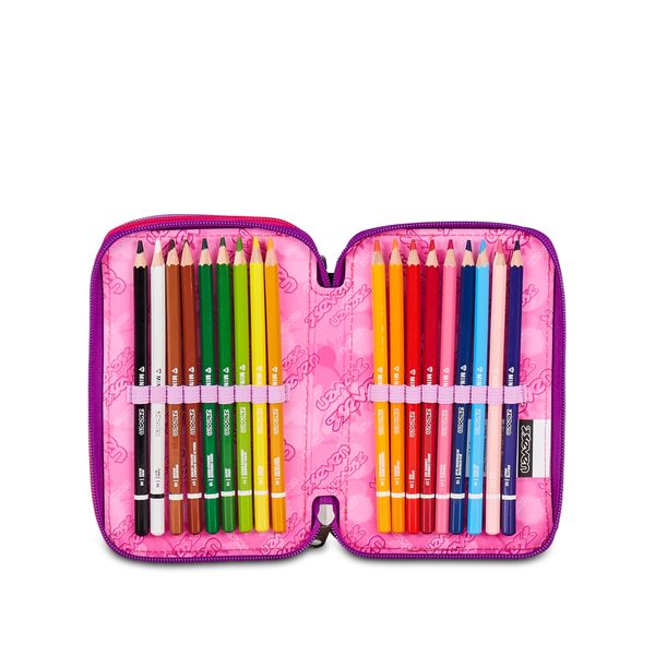 Astuccio seven® 3 zip - buzzy note girl - SEVEN