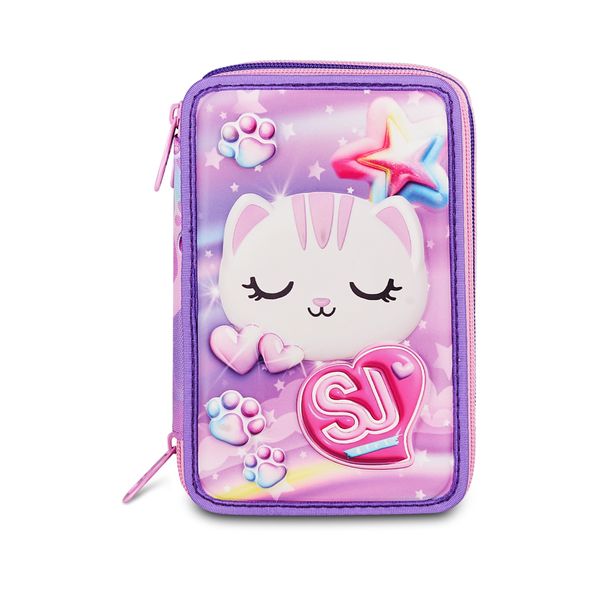 Astuccio 3 zip 3d - glowcat - SEVEN