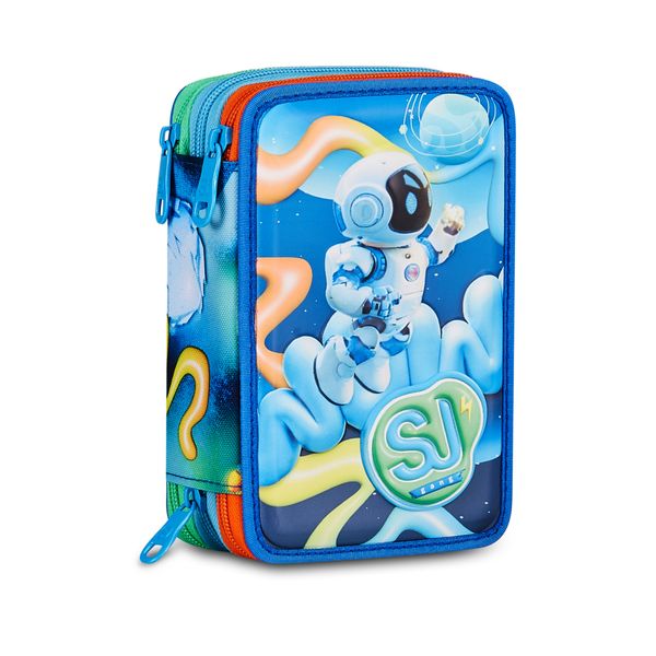 Astuccio 3 zip 3d - space ride - SEVEN