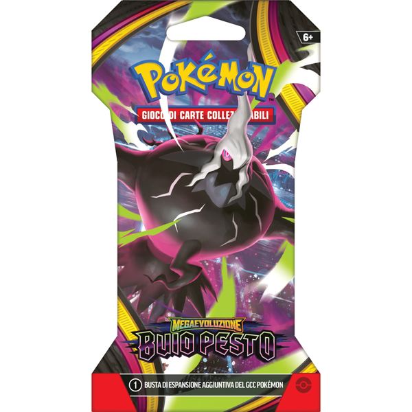 Pokémon megaevoluzione - buio pesto busta 10 carte in paper sleeve - assortito - POKEMON