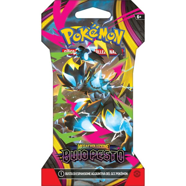 Pokémon megaevoluzione - buio pesto busta 10 carte in paper sleeve - assortito - POKEMON