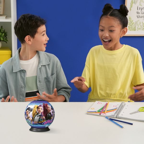 Ravensburger - puzzleball 3d k-pop demon hunters, 72 pezzi, puzzle 3d a sfera per bambini, 6 anni+ - NETLFIX, RAVENSBURGER, K-POP DEMON HUNTERS