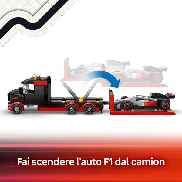 Lego city 60493 display truck f1 con auto da corsa audi f1 - LEGO CITY