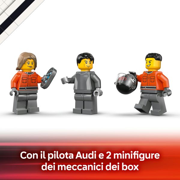 Lego city 60493 display truck f1 con auto da corsa audi f1 - LEGO CITY