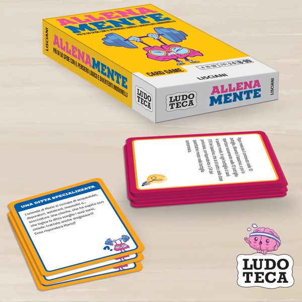 Ludoteca card game allena mente - LISCIANI